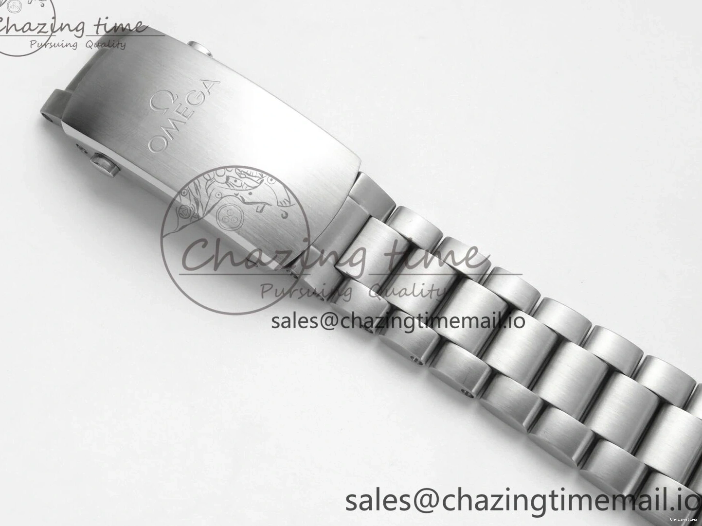 0425 Neat Seamaster Planet Ocean 600M 43.5mm SS SCF 1:1 Best Edition Blue Dial on SS Bracelet A8900 Super Clone 7684